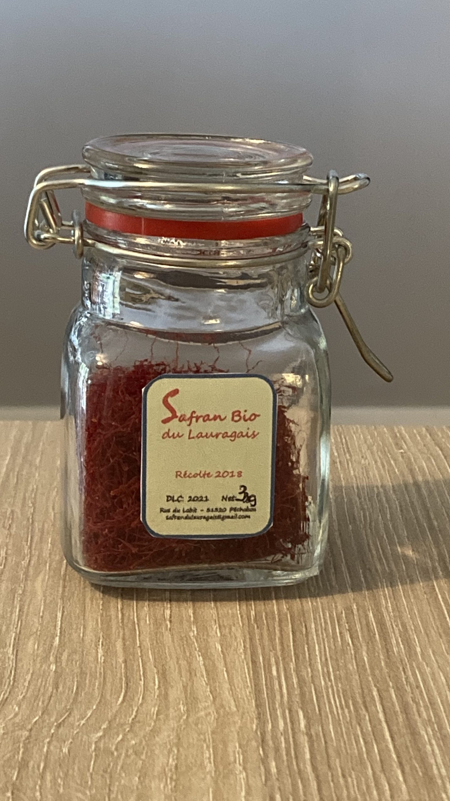 Verrine Safran BIO 3 gr - Safran du Lauragais